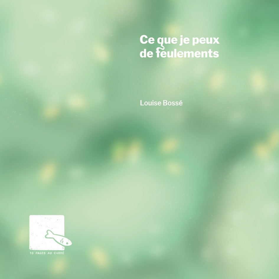couverture Ce que je peux de feulements de Louise Bossé
